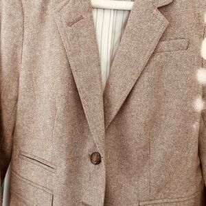 Banana Republic Brown Tweed Blazer